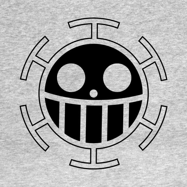 Heart Pirates Jolly Roger by onepiecechibiproject